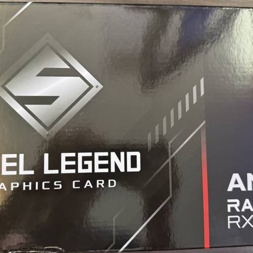 ASRock RX 9070 XT Steel Legend graphics card, 16GB VRAM 全新未開封