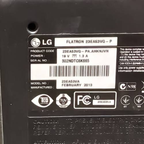 (壞 Mon ) LG FLATRON 23EA53VA 23吋 顯示器 Monitor Parts