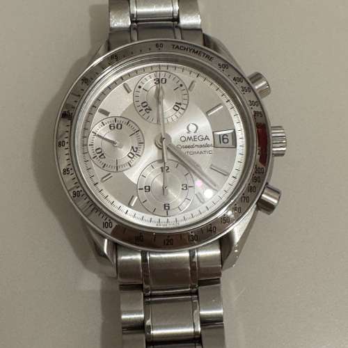 Omega Speedmaster Date 超霸計時日曆款 (銀面 3513.30) 全套有原裝保養卡