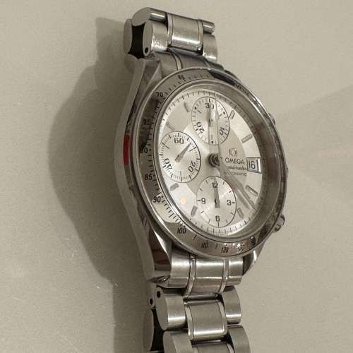 Omega Speedmaster Date 超霸計時日曆款 (銀面 3513.30) 全套有原裝保養卡