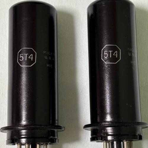 RCA 5T4 整流管一對 （同批次/全新未使用品/白盒）
