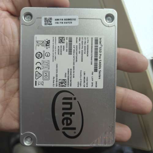INTEL SSD Pro 5400s Series 2.5" 240GB