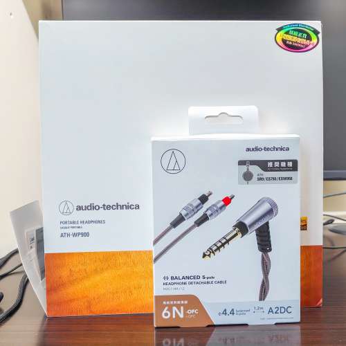 幾乎全新 Audio-Technica ATH-WP900 香港行貨 有單有盒 日本製造 連原廠 HDC114A/1...