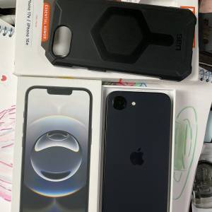 iPhone 16e 128gb，港行極新，電池健康度96，冇修冇拆所有原裝，全套齊送UAG手機殼！