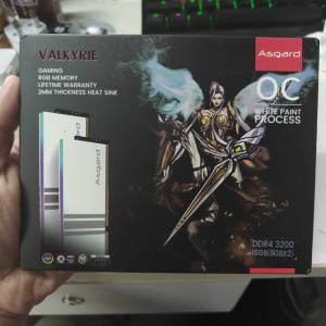 Asgard 16GB (8GBx2) DDR4 3200 白色 RGB