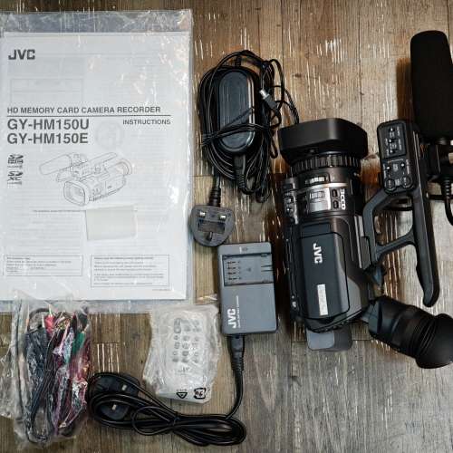 JVC GY-HM150E 3CCD ProHD 功能正常 99%new 配件齊全
