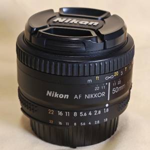 Nikon AF Nikkor 50mm f/1.8D Lens