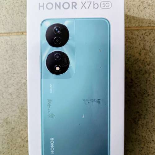 Honor X7b 8+256gb  顏色：墨玉青 齊配件