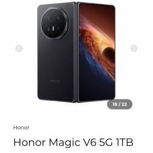 Honor magic v6 1tb 衛訊行貨 黑色no fold 7 v5