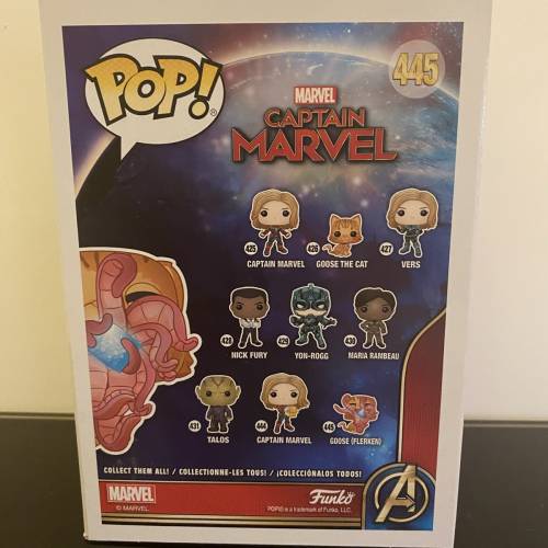 Funko Pop - Captain Marvel ~ Goose (Flerken) 445