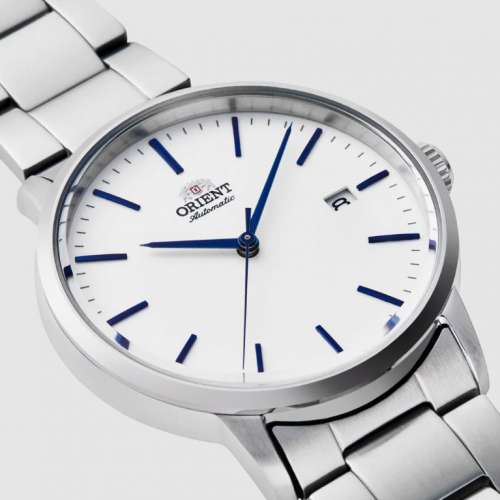 NEW 全新 ORIENT Class Watch 藍針 White 白色 簡約 自動機械錶 (自動上鍊) 日本東...