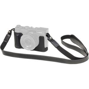 SmallRig Panasonic LUMIX L10 Half-Case with Shoulder Strap (Black) - 6274