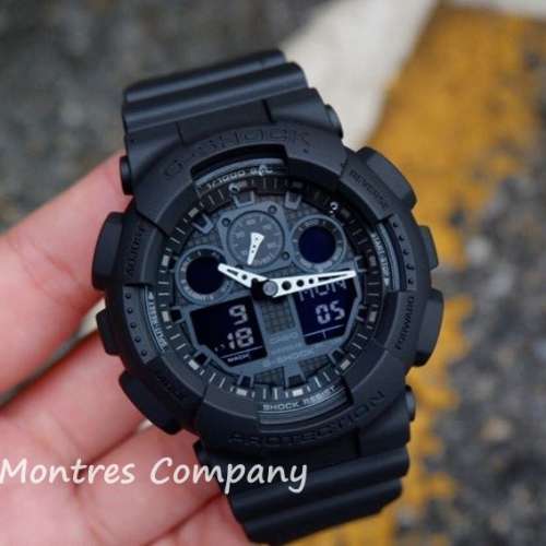 Montres Company 香港註冊公司(33年老店) 卡西歐 CASIO G-Shock 防磁 黑色 超大錶...