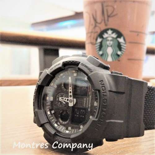 Montres Company 香港註冊公司(33年老店) 卡西歐 CASIO G-Shock 防磁 黑色 超大錶...