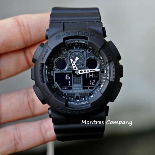 Montres Company 香港註冊公司(33年老店) 卡西歐 CASIO G-Shock 防磁 黑色 超大錶...