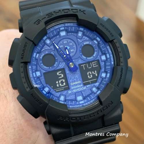 Montres Company 香港註冊公司(33年老店) 卡西歐 CASIO G-Shock 防磁 藍黑色 GA-10...