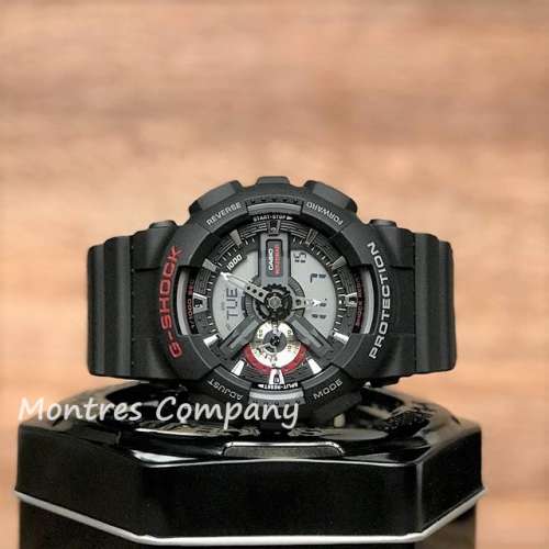 Montres Company 香港註冊公司(33年老店) 卡西歐 CASIO G-Shock 紅黑色 GA-110-1A ...