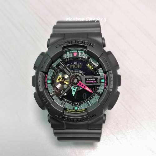 Montres Company 香港註冊公司(33年老店) 卡西歐 CASIO G-SHOCK GA-110MF-1A 防震 ...