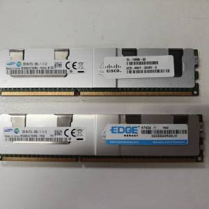三星 Samsung DDR 3 ECC 1600 4Rx4 PC3L 32GB X2 共64GB
