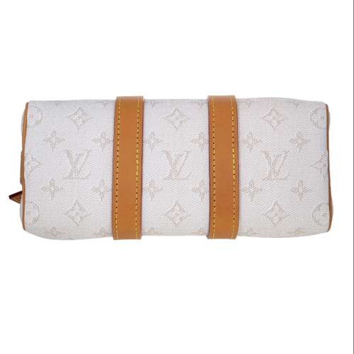 Louis Vuitton Monogram Embossed Vachetta Heritage Keepall Bandouliere 25