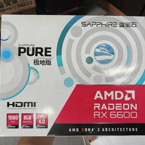 SAPPHIRE PURE RX 6600 GAMING 8GB DDR6 極地白 ITX可用