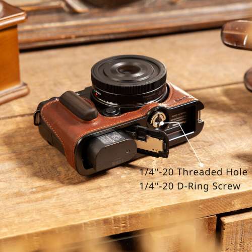 SmallRig Leather Half-Case for Panasonic Lumix S9 Mirrorless Camera - 4703