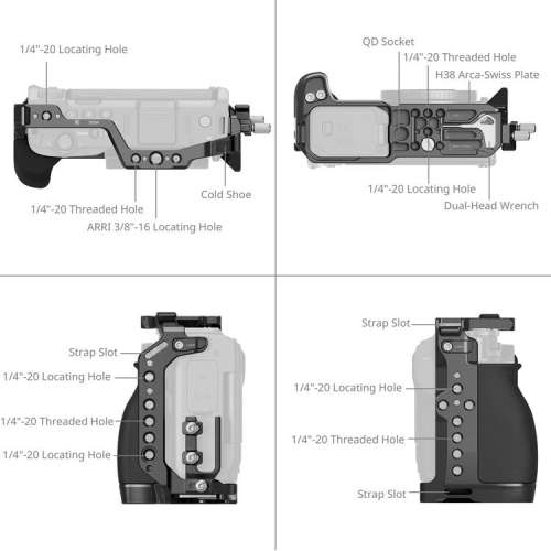 SmallRig Basic Camera Cage Kit for Nikon ZR - 5467 相機套籠