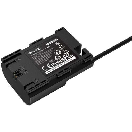 SmallRig DT-E6P Coiled LP-E6P Dummy Battery Cable (22.8") - 5410