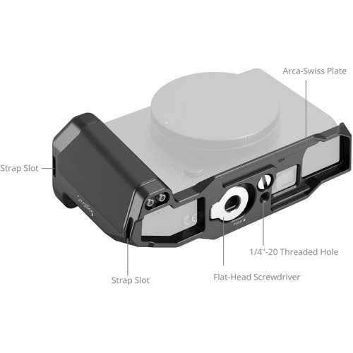 SmallRig L-Shaped Mount Plate with Handle for Sigma BF (Black) - 5389