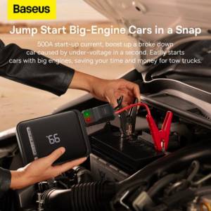 4-in-1 Baseus Super Energy *Jump Starter + *AIR Inflator + *Power Bank+torch