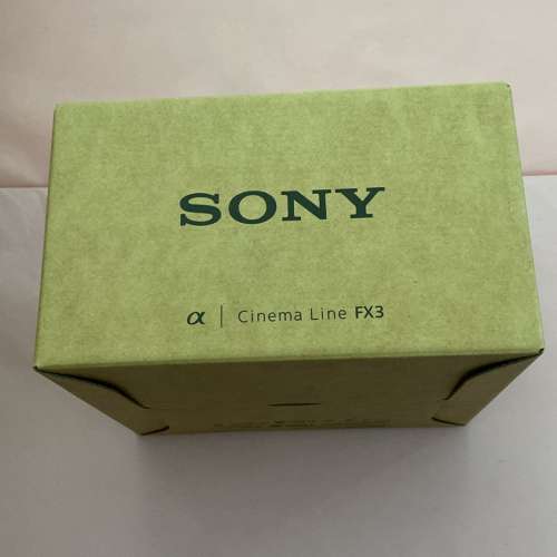 Sony FX3 Camera 全新未開盒