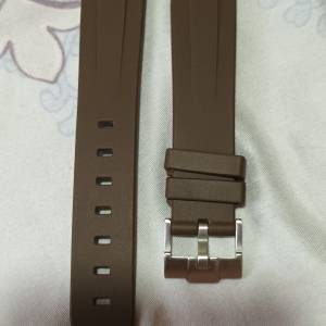 啡紫色運動橡膠錶帶。20mm 合勞力士運動錶