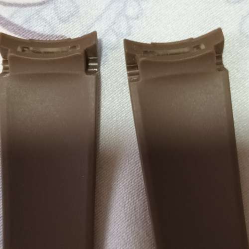 啡紫色運動橡膠錶帶。20mm 合勞力士運動錶