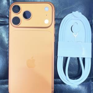 98%New iPhone 17 Pro Max 512GB 橙色 香港行貨 AppleCare+保養到2028年1月13日 電...