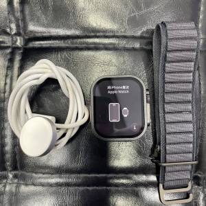 98%New Apple Watch Ultra 3 黑色 香港行貨 Apple保養到2027年1月23日 電池效能100%...