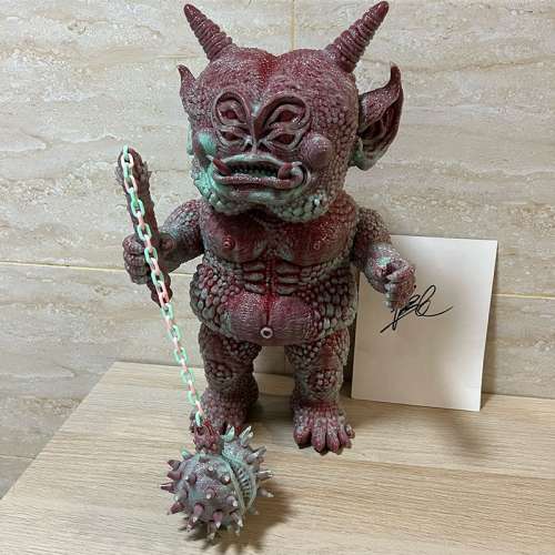 BODA_1129 Kreemo Red Kaiju Sofubi (Luminous / Glow in the Dark) - Rare