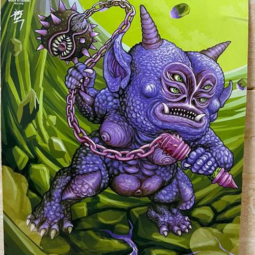 BODA_1129 Kreemo Red Kaiju Sofubi (Luminous / Glow in the Dark) - Rare
