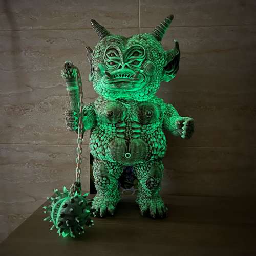 BODA_1129 Kreemo Red Kaiju Sofubi (Luminous / Glow in the Dark) - Rare