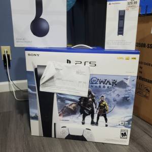 PS5光盘版豪华套装 &ndash; 1TB固态硬盘 + 7款游戏 + 2个手柄 + 额外配件