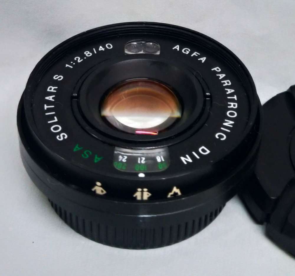 SOLITAR S 40mm F2.8 (拆自Agfa OPTIMA 1035 SENSOR 機身)已改M42牙