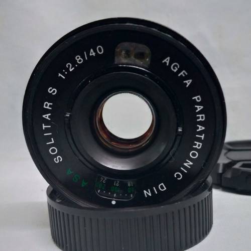 SOLITAR S 40mm F2.8 (拆自 Agfa  OPTIMA 1035 SENSOR 機身)已改M42牙(配合對焦筒用)