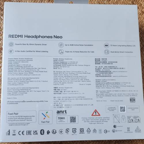REDMI Headphones Neo 無線頭戴式耳筒(已經賣出)