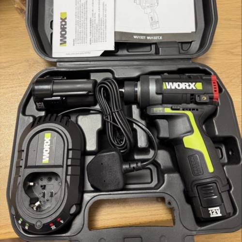 WORX WU132T 兩用衝擊電批/電卜套裝