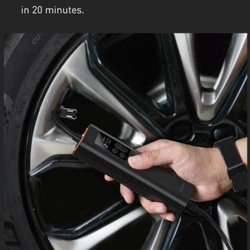 Baseus SUPER Mini AIR INFLATOR MULTI-Purpose Car Air Compressor (12v auto power)