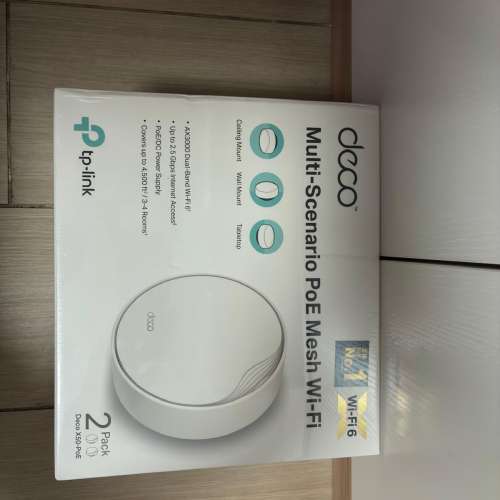 【全新行貨】TP-Link Deco X50-PoE (2-pack) 雙 2.5G Port 加強版｜完美支援 2000M ...