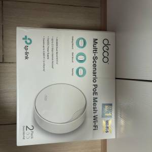 【全新行貨】TP-Link Deco X50-PoE (2-pack) 雙 2.5G Port 加強版｜完美支援 2000M ...