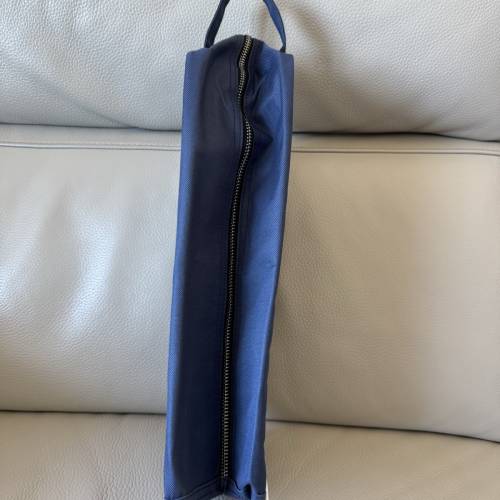 全新 Adidas 藍色拉鍊鞋袋