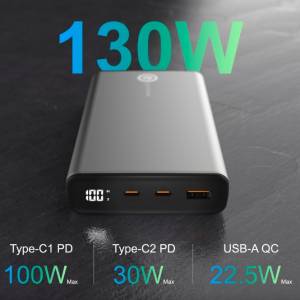 INFINITY 130W Powerbank High Speed Qualcomm Quick Charge 4+, PD 3.0 LAPTOP/mob.