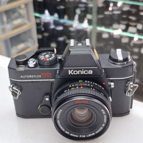 KONICA AUTOFLEX TC + HEXANON 40MM F1.8 全正常 有測光