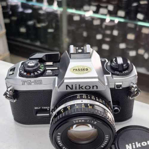 NIKON FG-20 + SERIES E 50MM F1.8 全正常 有測光